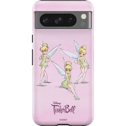 Disney Tinker Bell Water Color Art Poses Google Pixel 8 Pro Impact Case